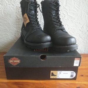 D93370 Men's Harley-Davidson® Boxbury Motorcycle Riding Boot Size 12 Black Out